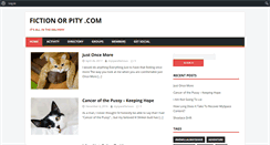 Desktop Screenshot of fictionorpity.com